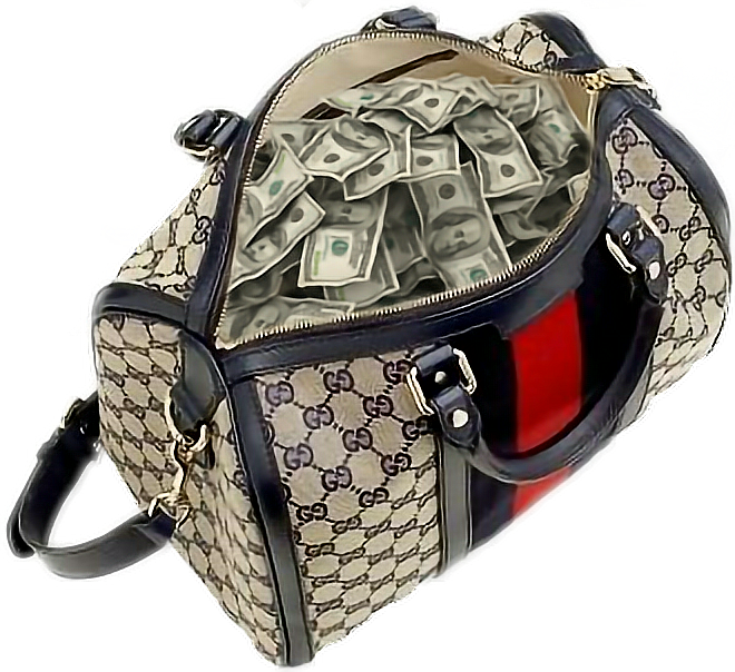 Handbag Money Gucci Chanel Bag Transparent PNG Image