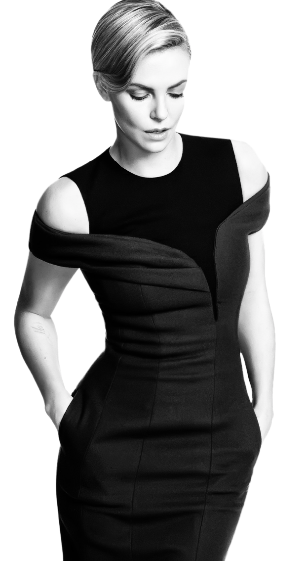 Charlize Theron Background Transparent PNG Image