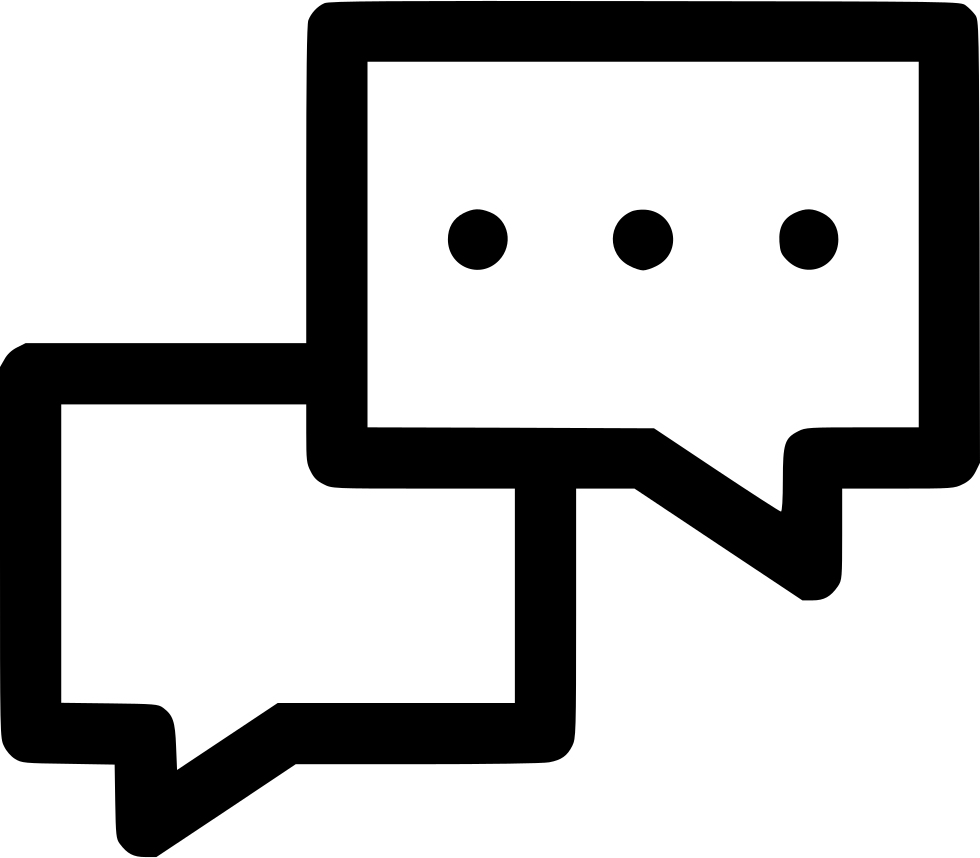 Bubble Chat Icon Transparent PNG Image