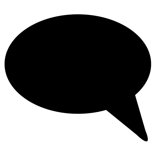 Speech Chat Icon Transparent PNG Image