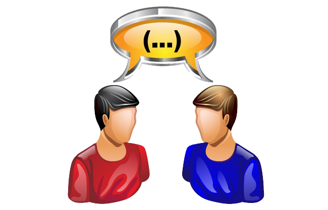 Chat People Transparent PNG Image