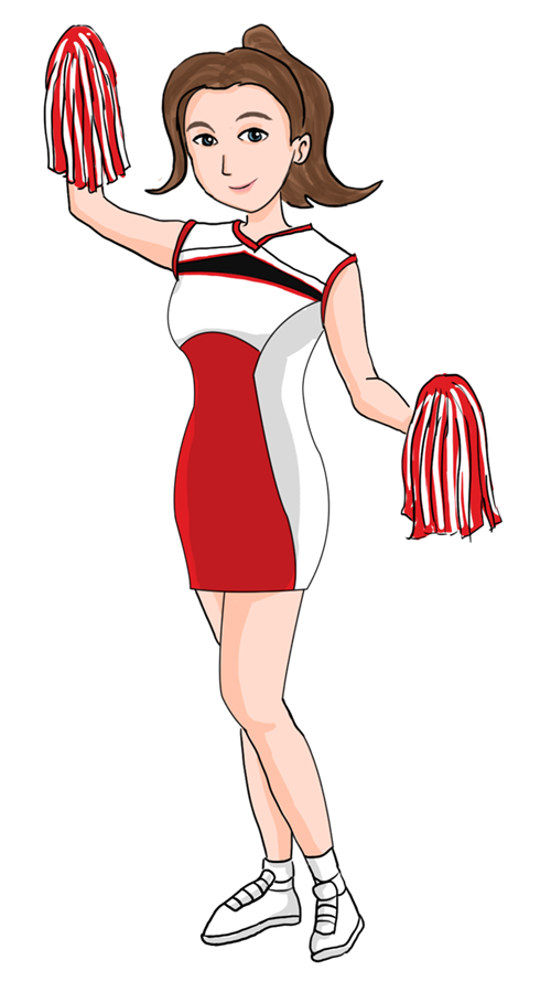 Cheerleader Transparent PNG Image