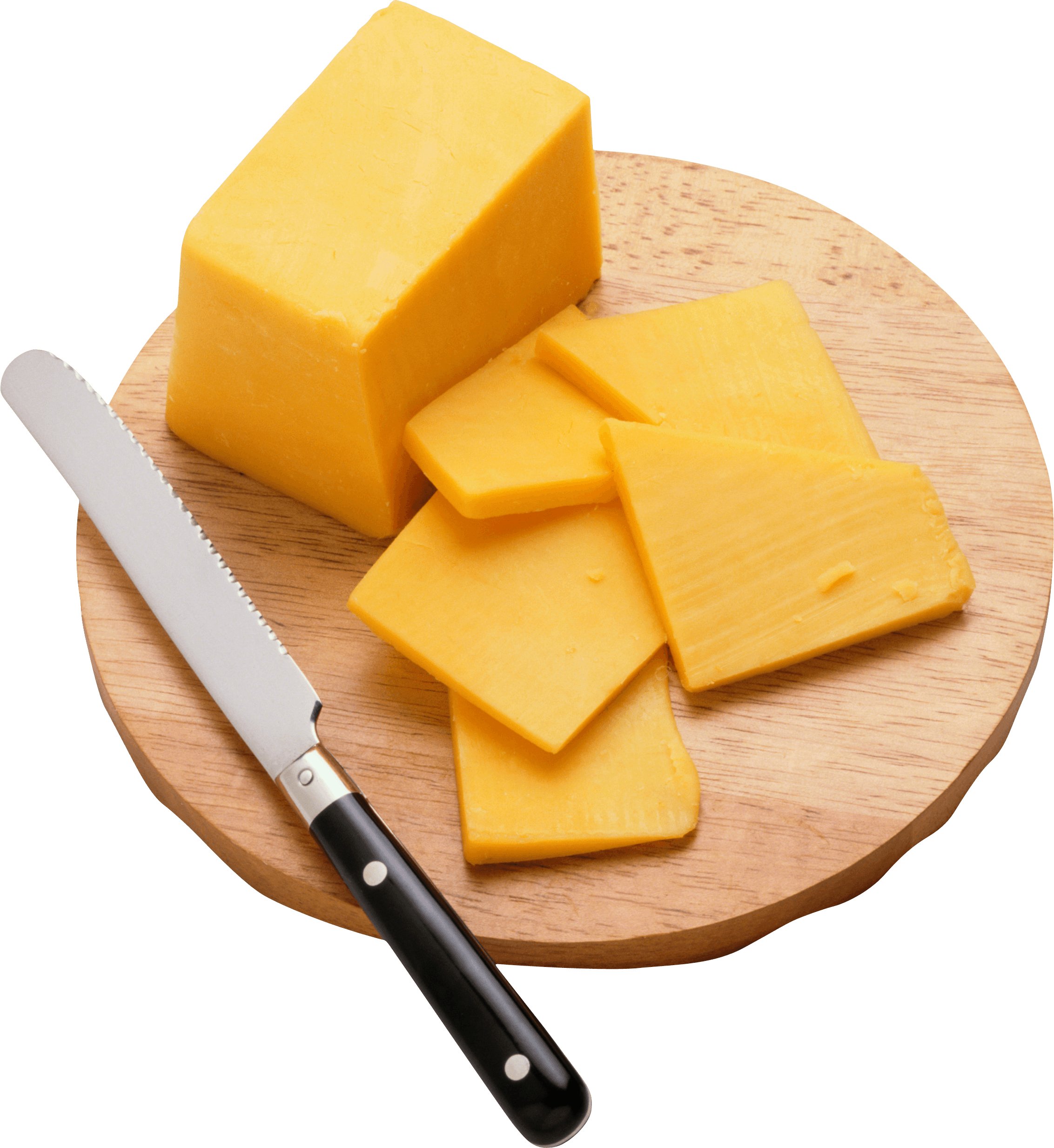 Cheese Sliced Transparent PNG Image
