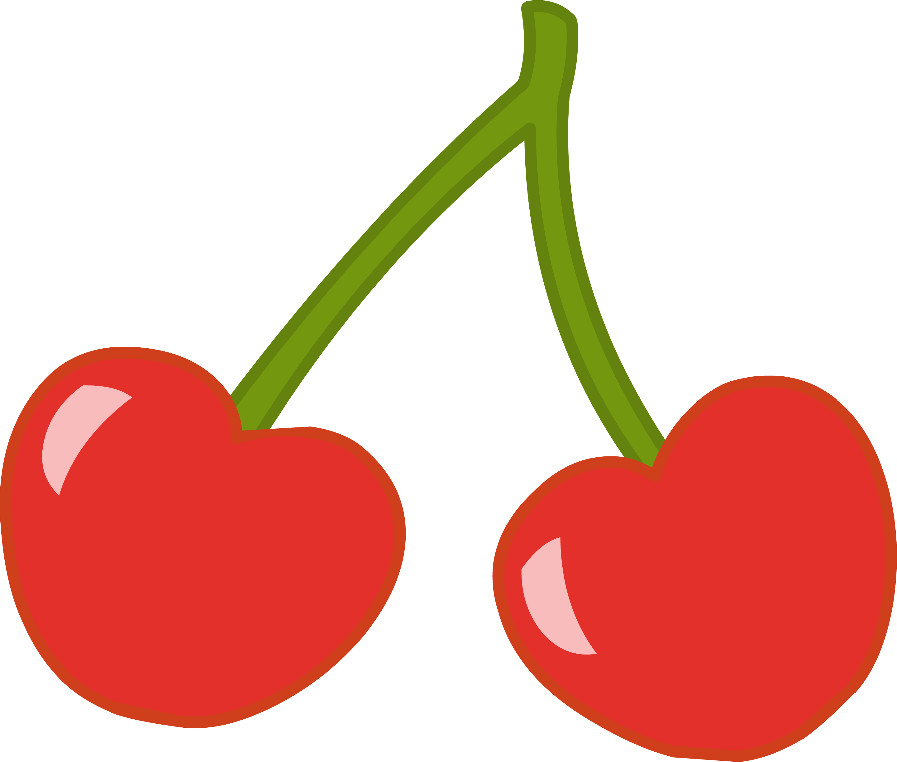 Red Cherry Transparent PNG Image