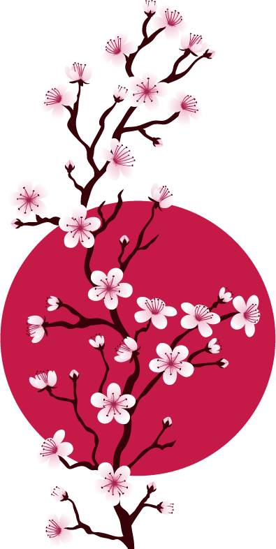 Blossom Cherry Crossstitch Petal Heart Transparent PNG Image