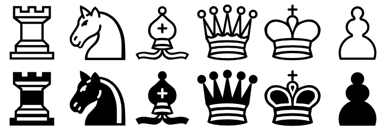 Battle Chess Pieces Transparent PNG Image