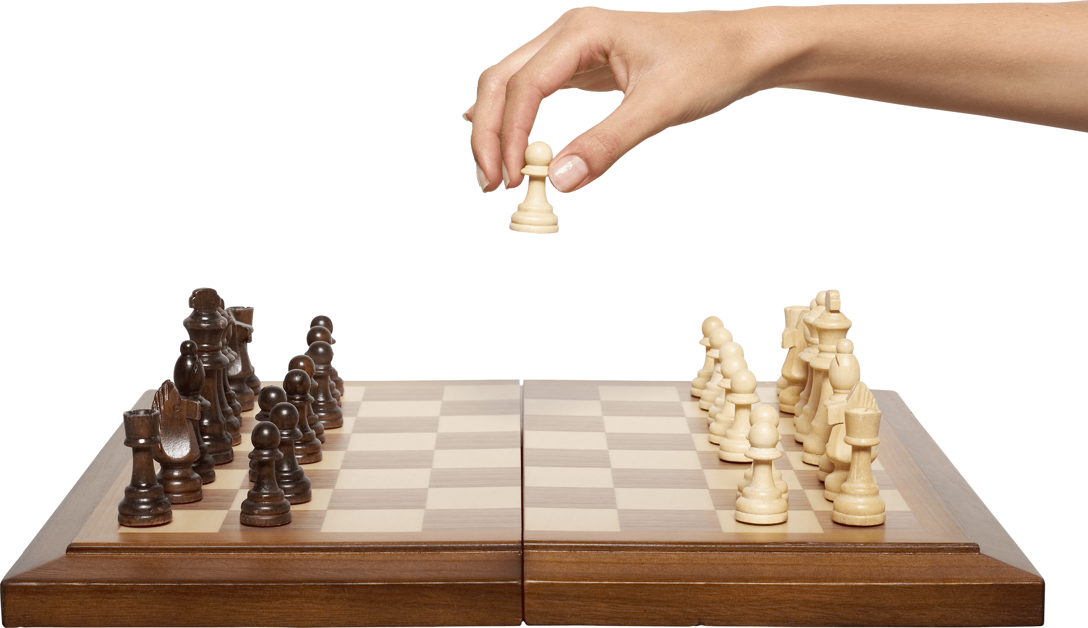 Chess In Hand Transparent PNG Image