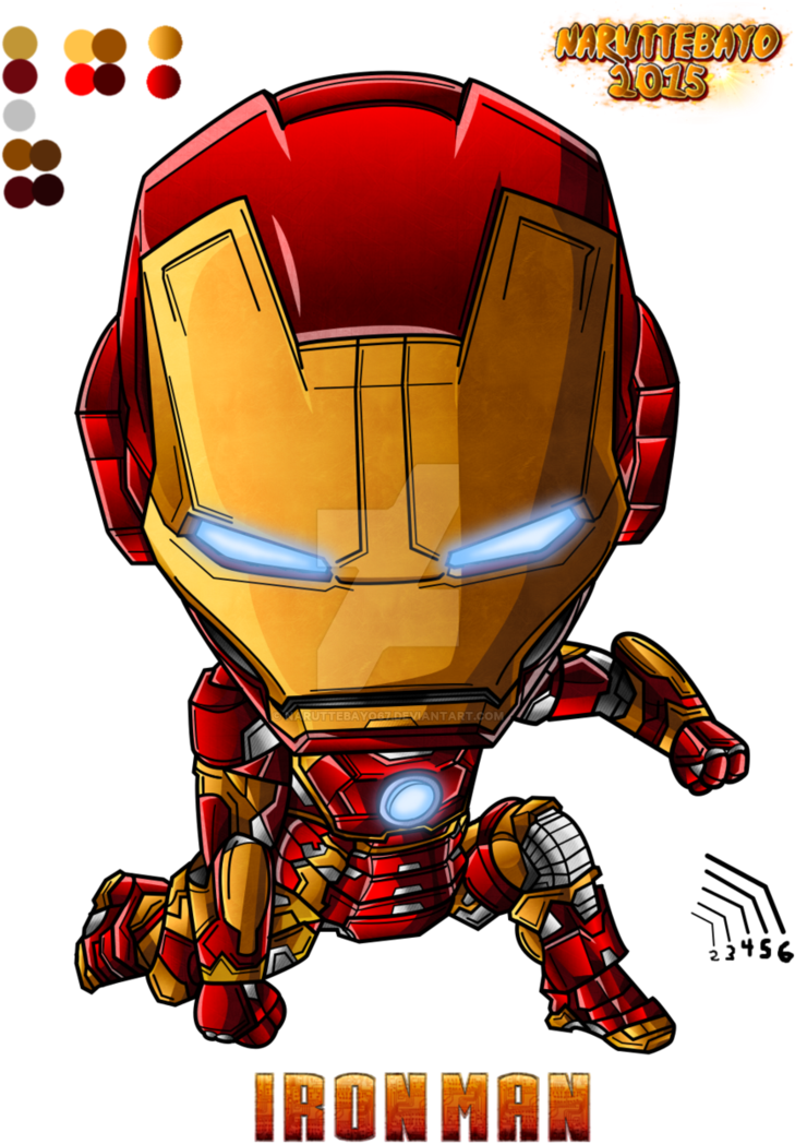 Chibi Iron Man Transparent PNG Image