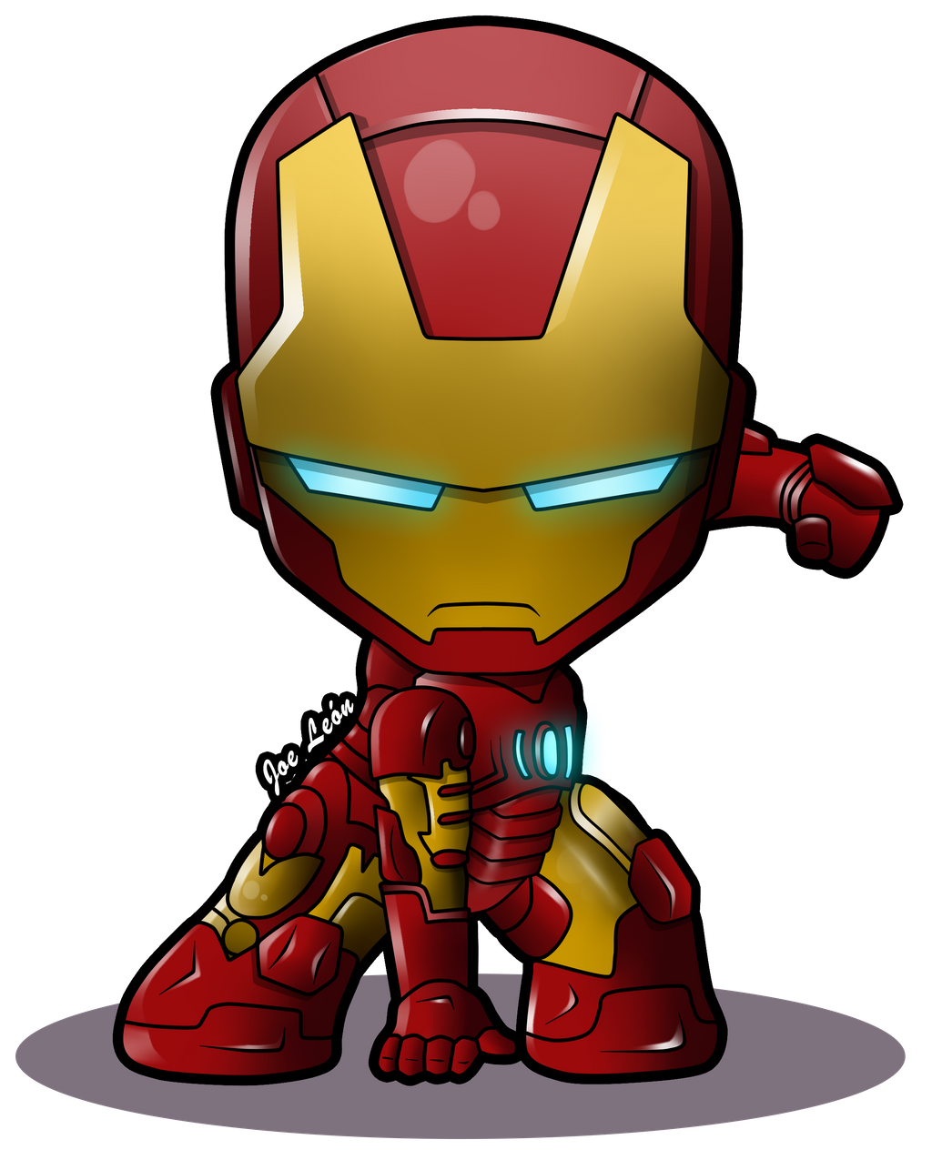 Chibi Iron Man Transparent PNG Image