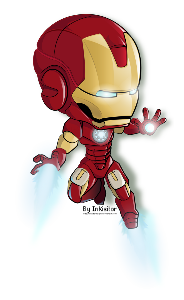 Chibi Iron Man Transparent PNG Image
