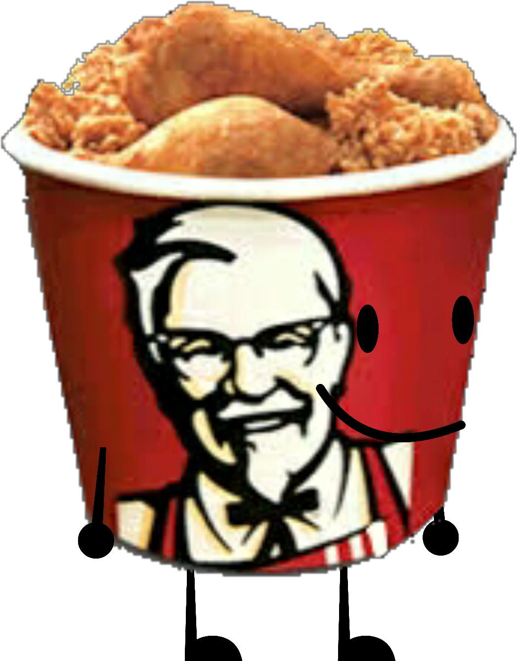 Chicken Bucket Kfc Transparent PNG Image