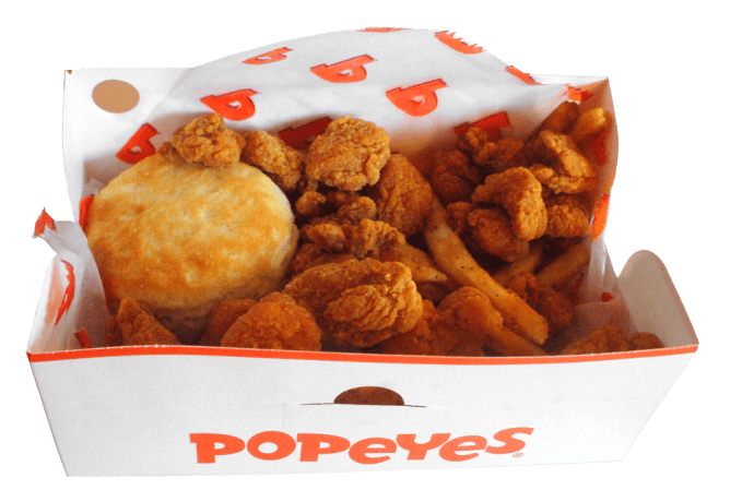 Popeyes Chicken Fried Crispy Transparent PNG Image