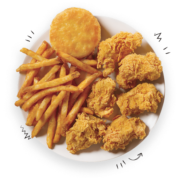 Chicken Fried Popeyes Transparent PNG Image