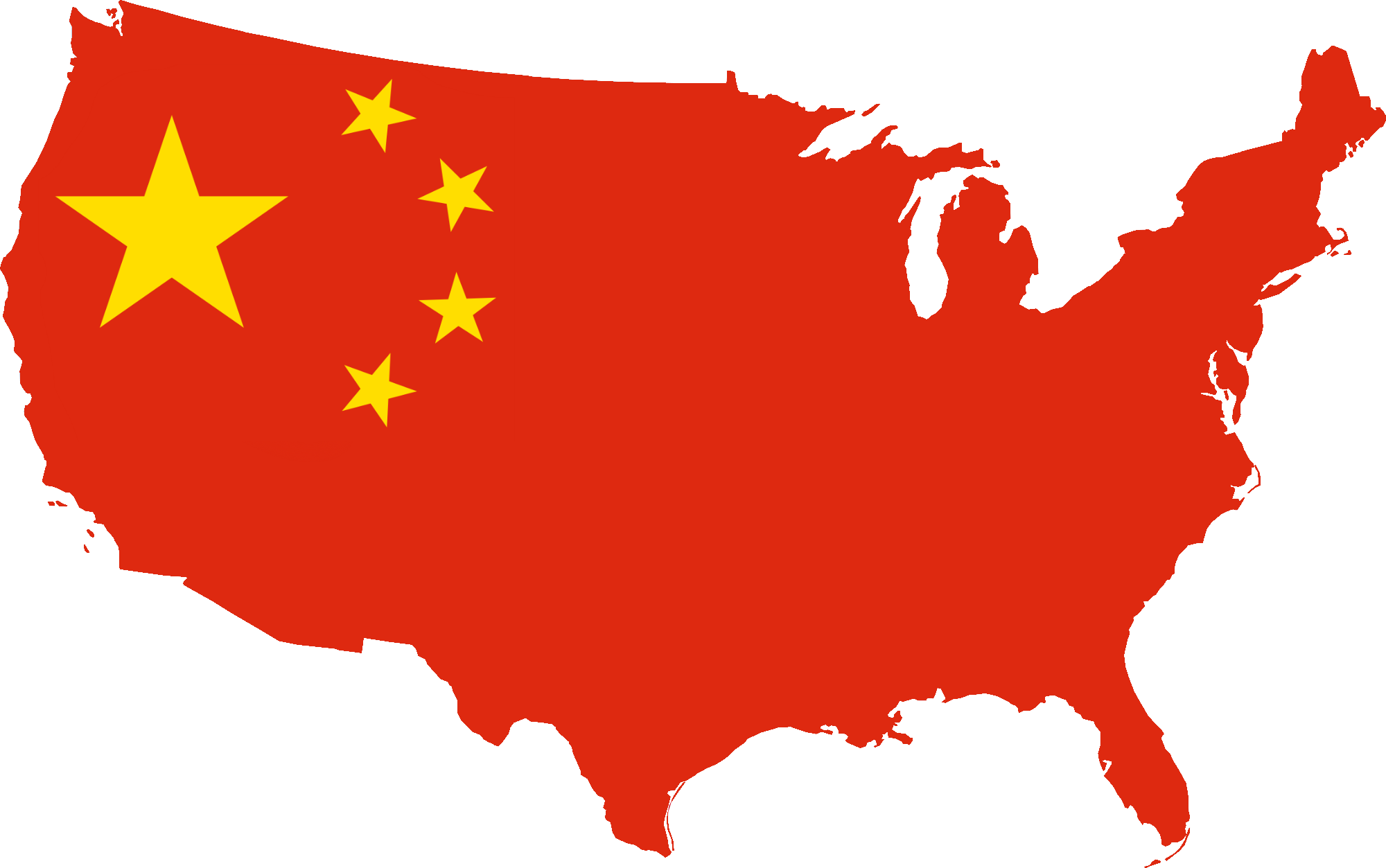 Map Flag China Transparent PNG Image