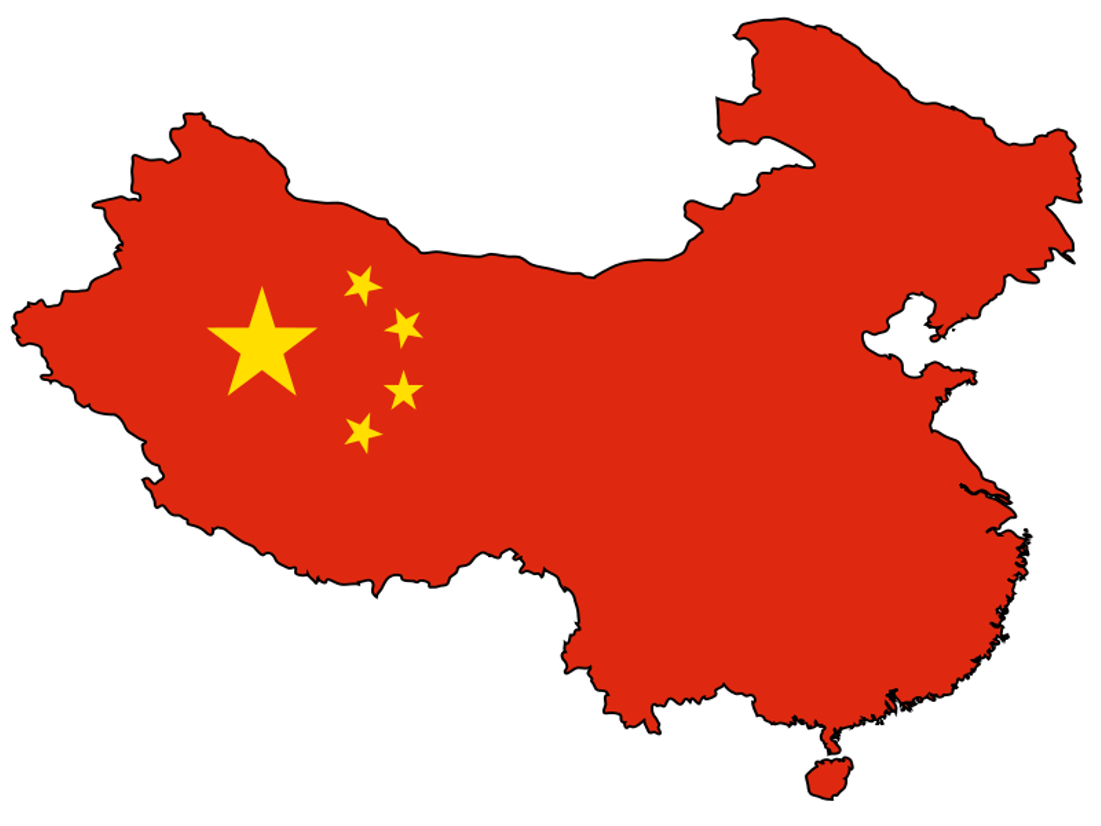 Map Flag China Transparent PNG Image