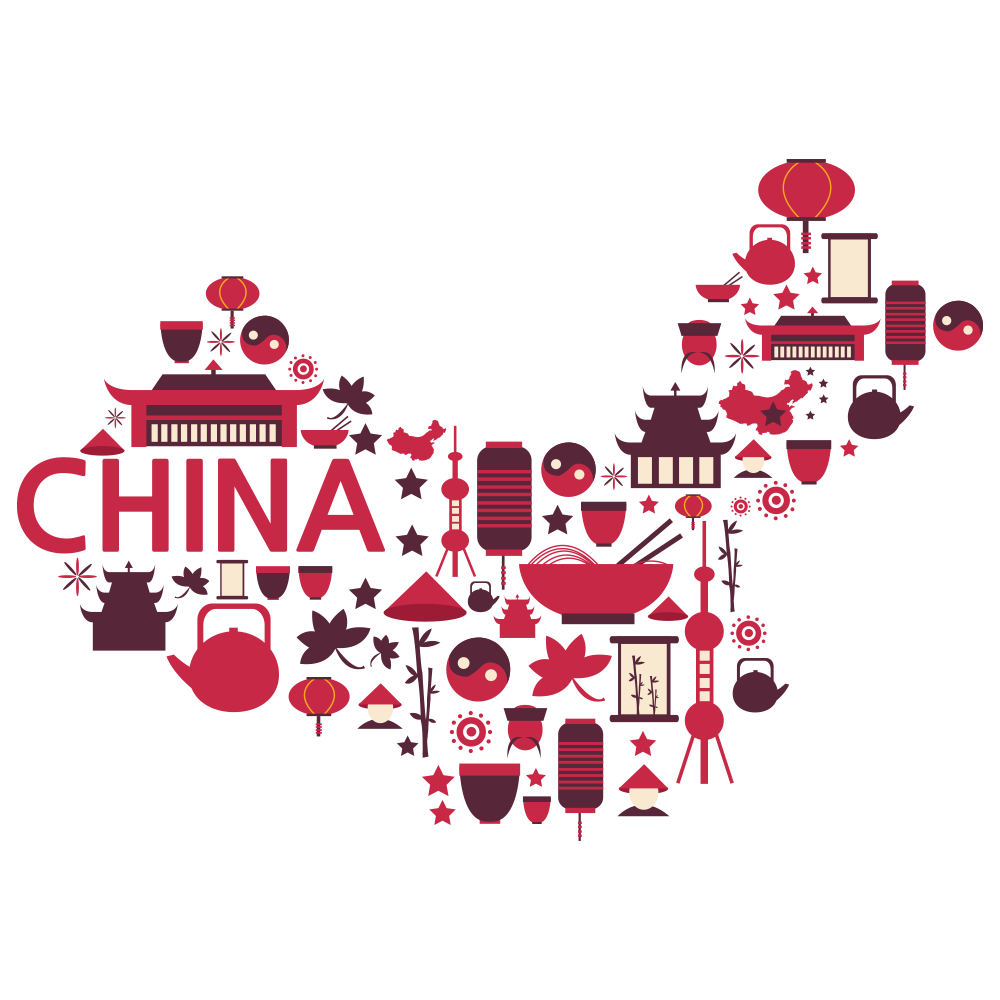 Map Vector China Transparent PNG Image