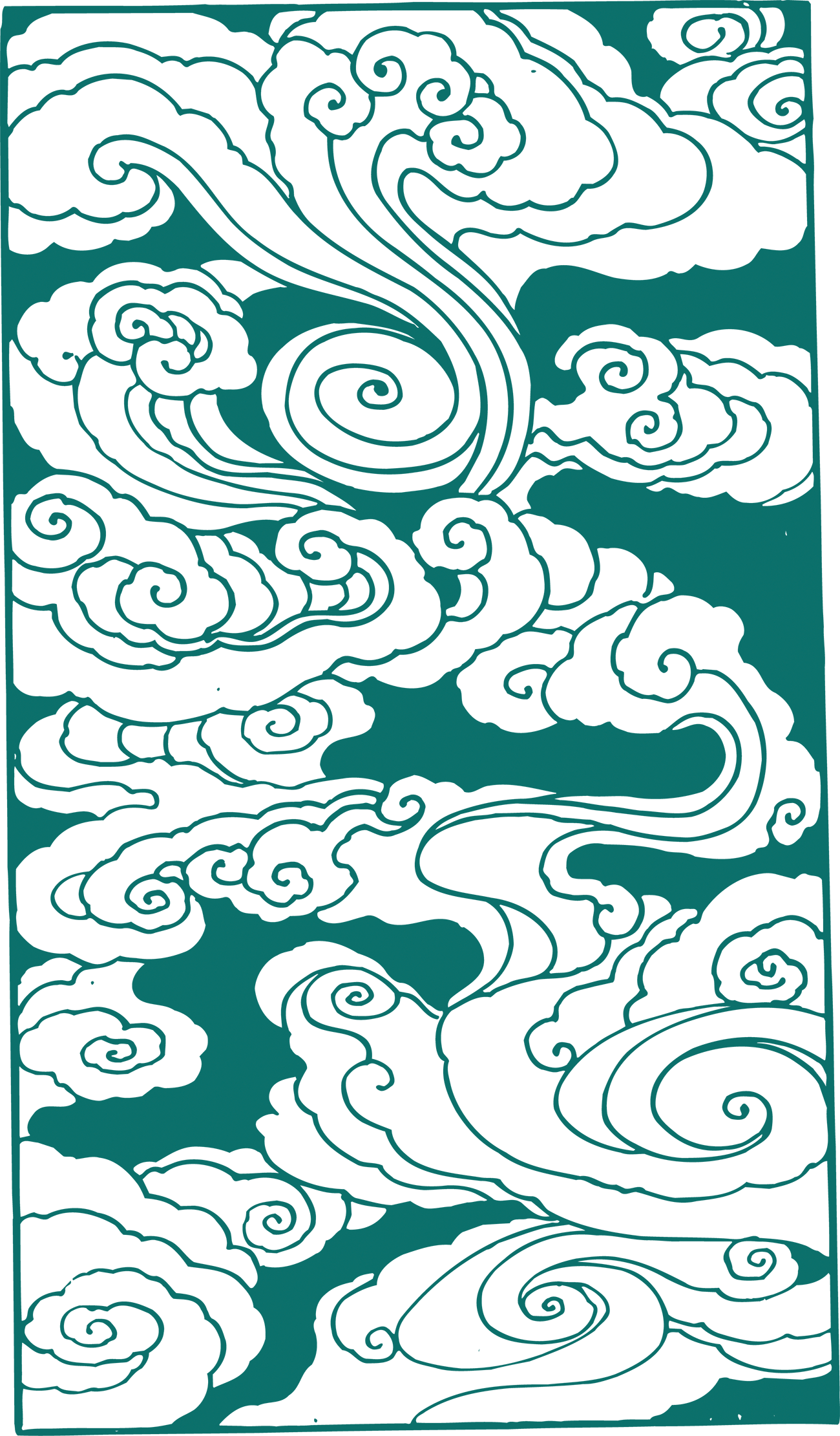 Pattern China Chinese Cloud Shading Transparent PNG Image