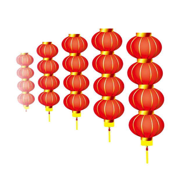 Lantern Chinese Year Transparent PNG Image