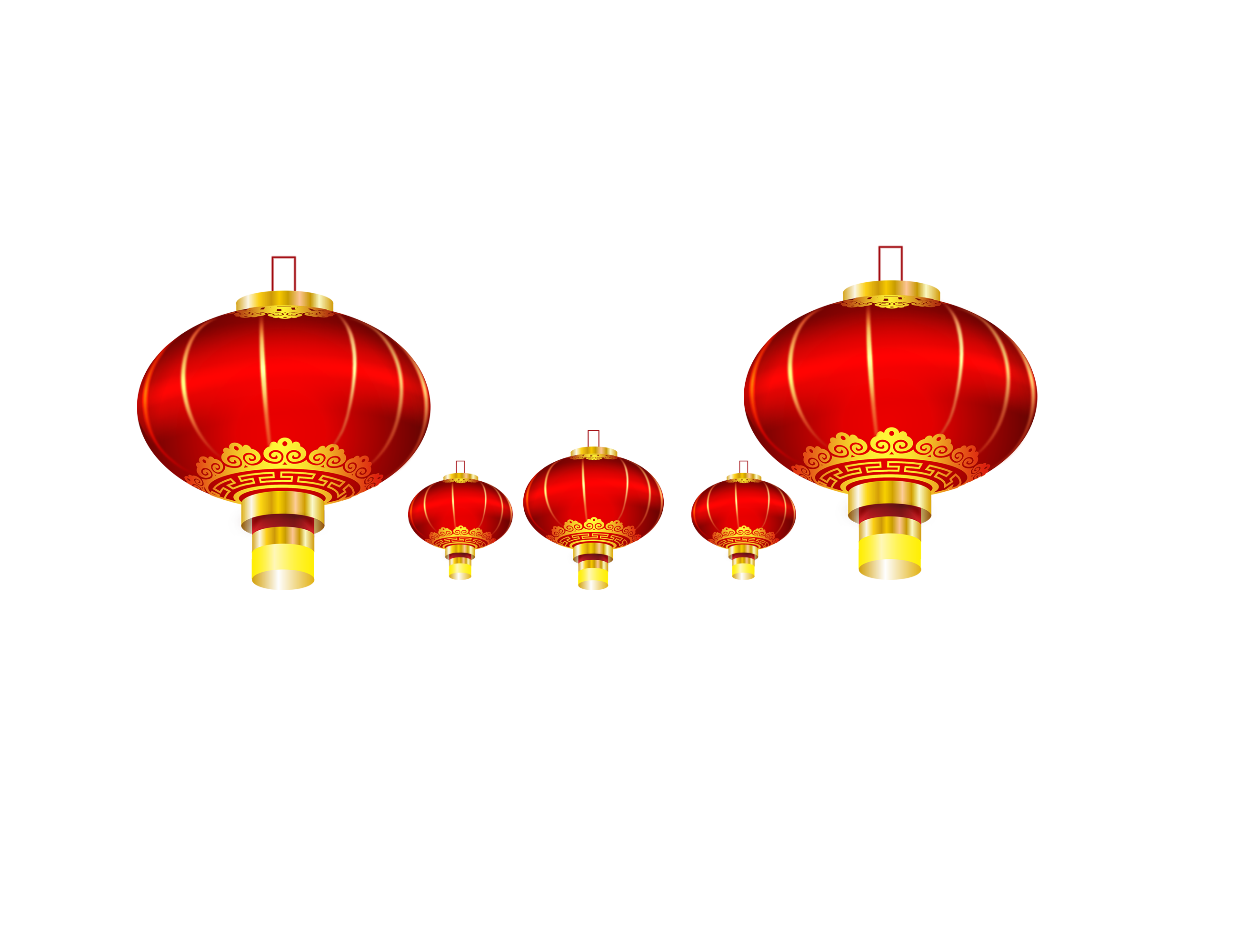 Lantern Chinese Year Transparent PNG Image