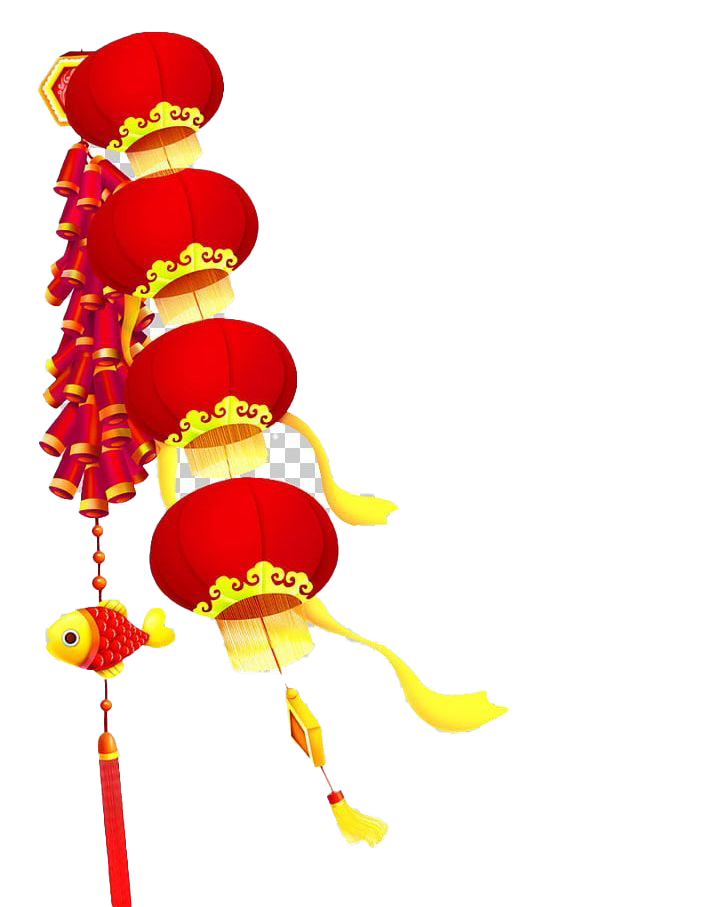Lantern Chinese Year Transparent PNG Image