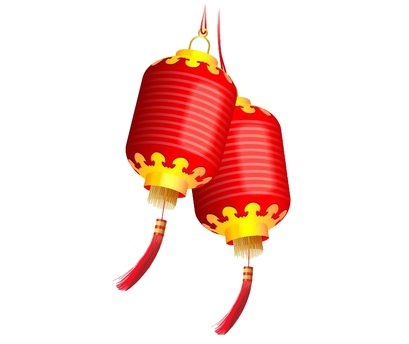 Lantern Chinese Year Transparent PNG Image