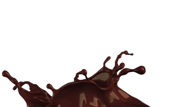 Chocolate Splash Background Transparent PNG Image