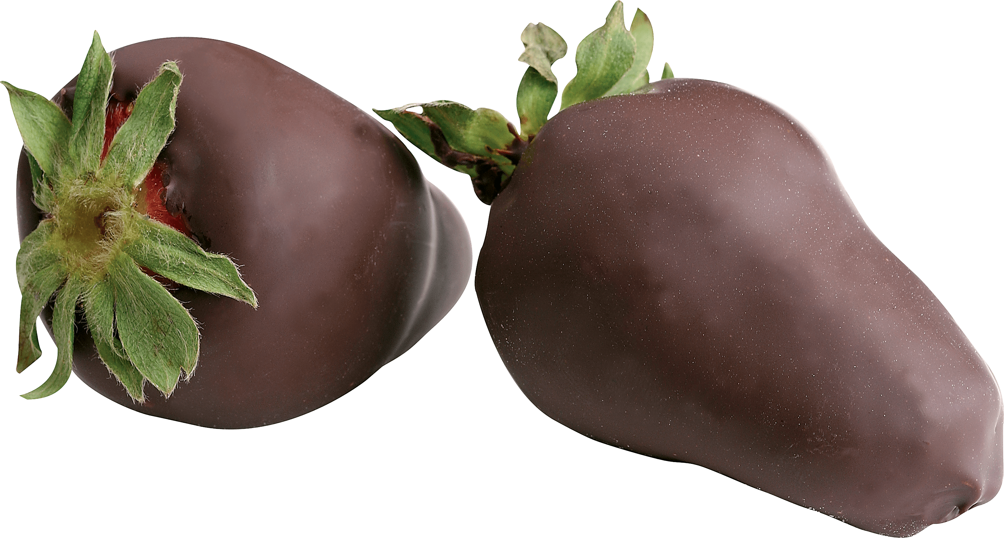 Strawberry In Chocolate Transparent PNG Image
