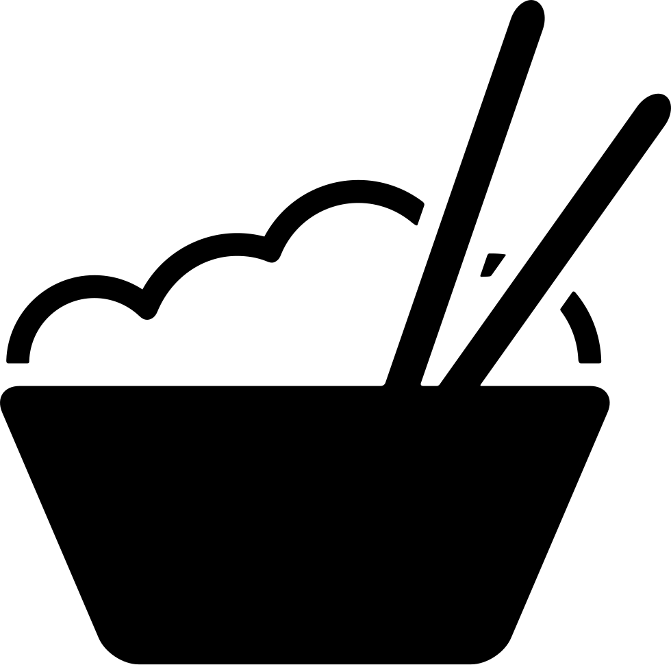 Pic Silhouette Chopsticks Transparent PNG Image