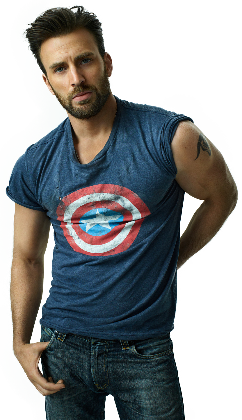 Chris Evans Transparent PNG Image