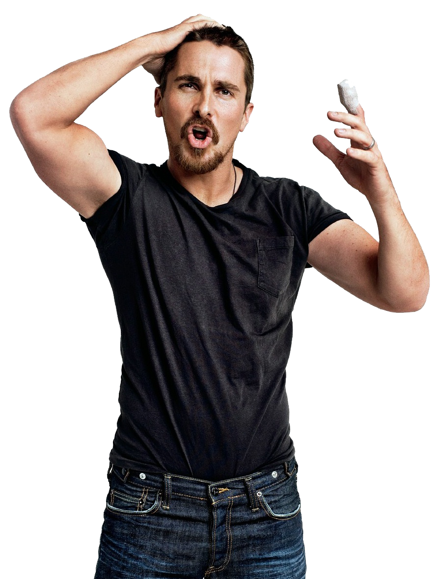 Christian Bale Transparent PNG Image