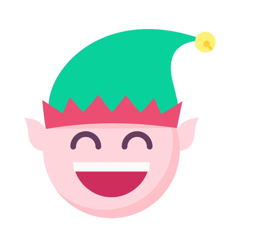 Holiday Christmas Emoji Transparent PNG Image