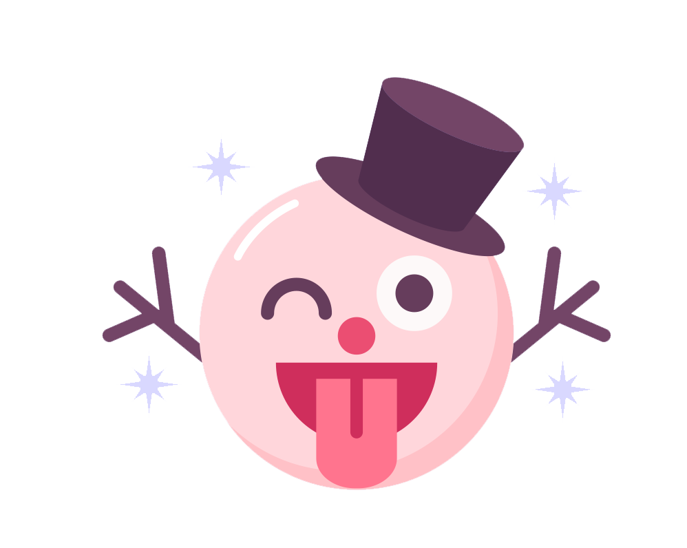 Holiday Christmas Emoji Transparent PNG Image