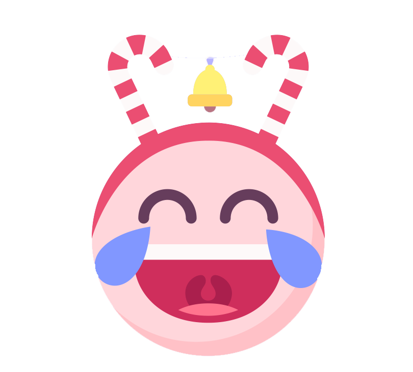 Holiday Christmas Emoji Transparent PNG Image