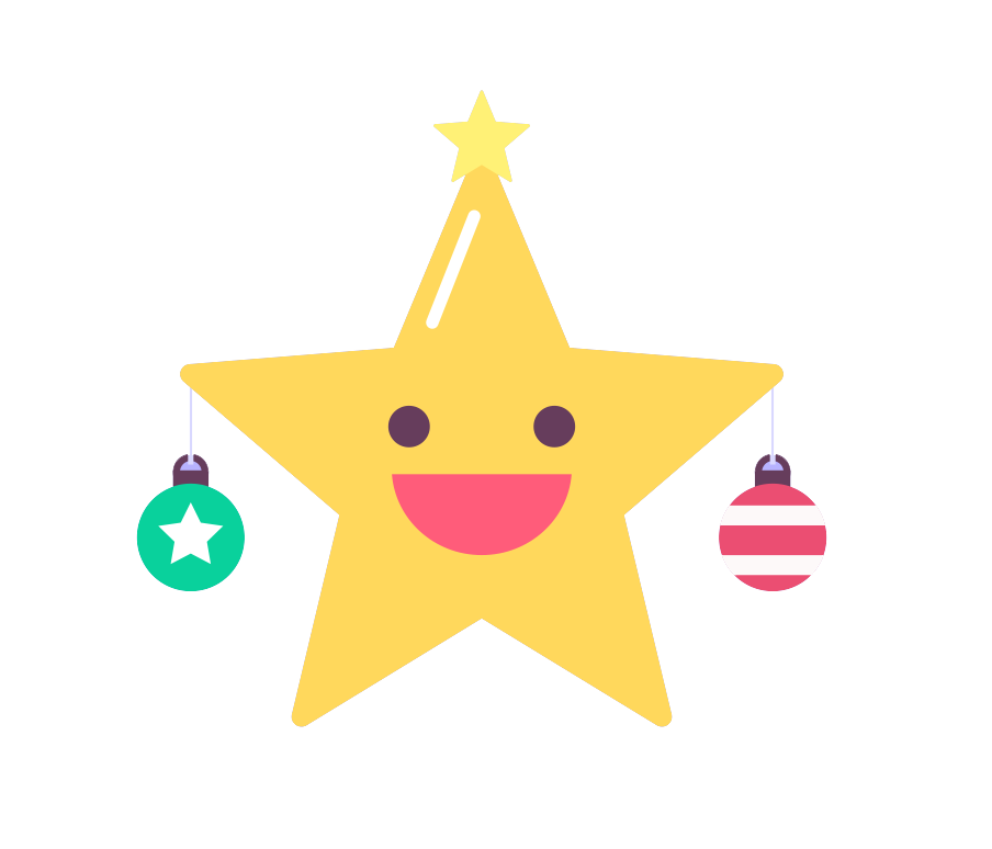 Holiday Christmas Emoji Transparent PNG Image