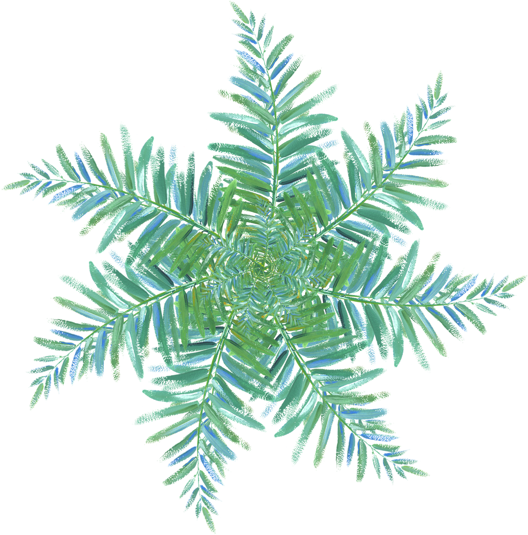 Watercolor Tree Christmas Transparent PNG Image