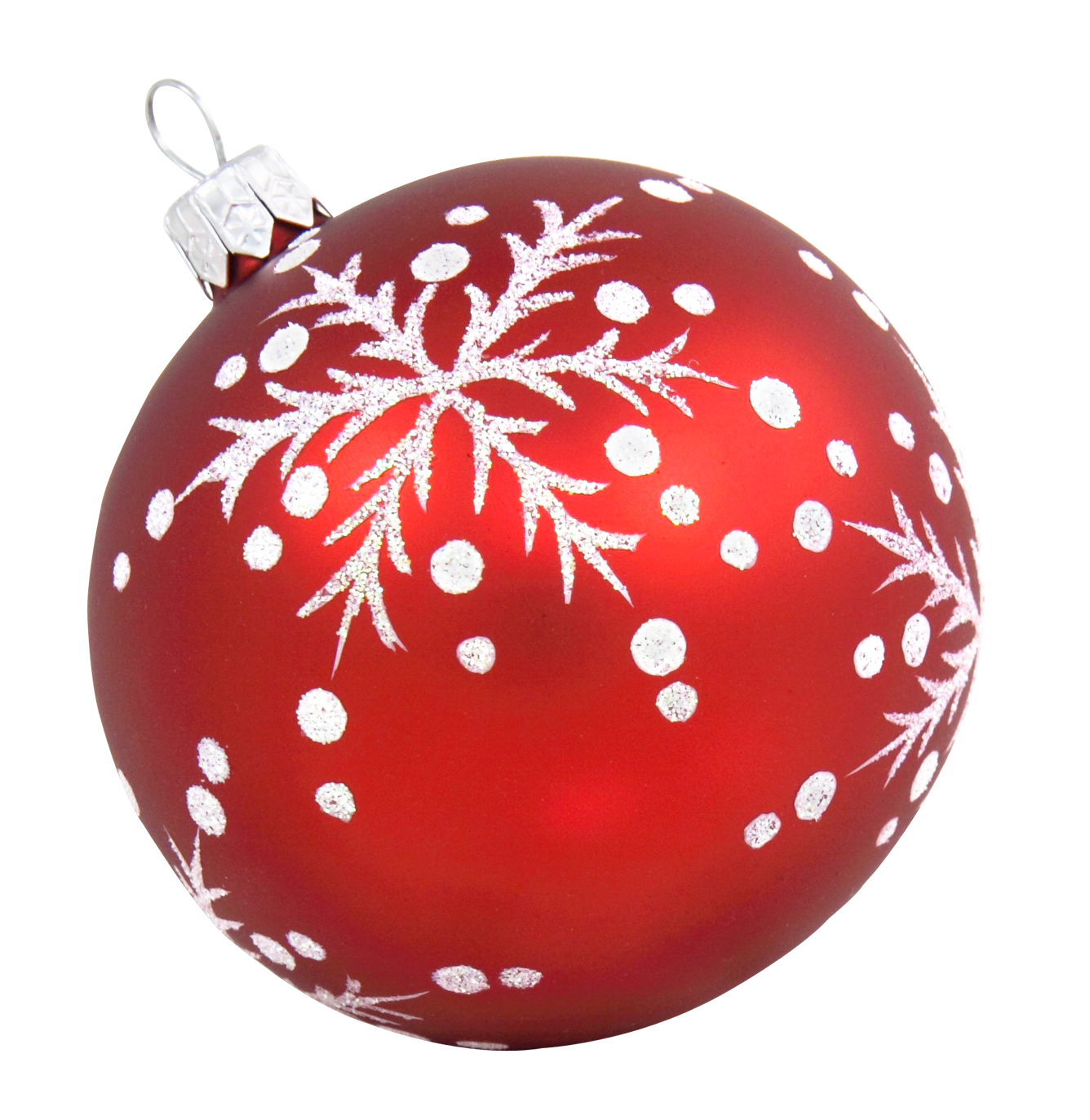 Glitter Christmas Bauble File Transparent PNG Image