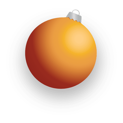 Christmas Gold Bauble Transparent PNG Image
