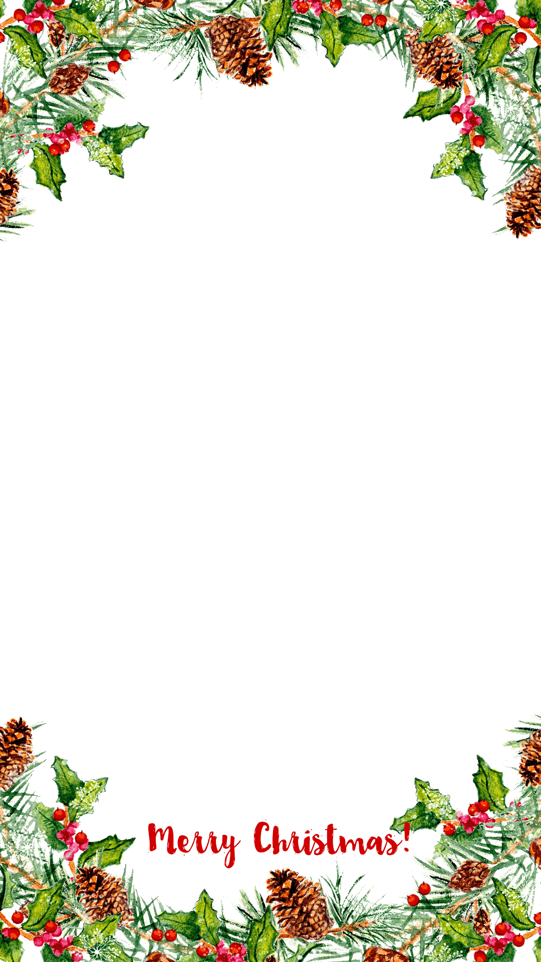 Watercolor Wreath Christmas Transparent PNG Image