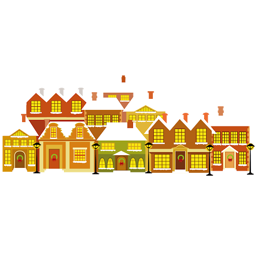 House Christmas Transparent PNG Image