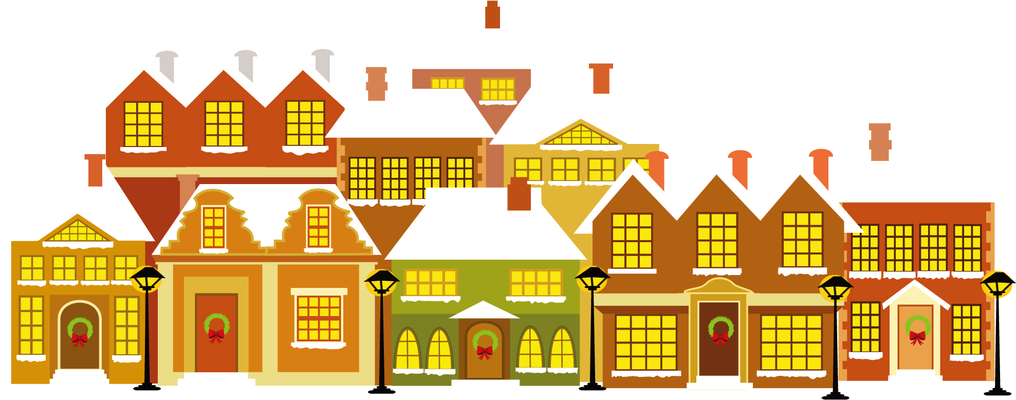 House Christmas Transparent PNG Image