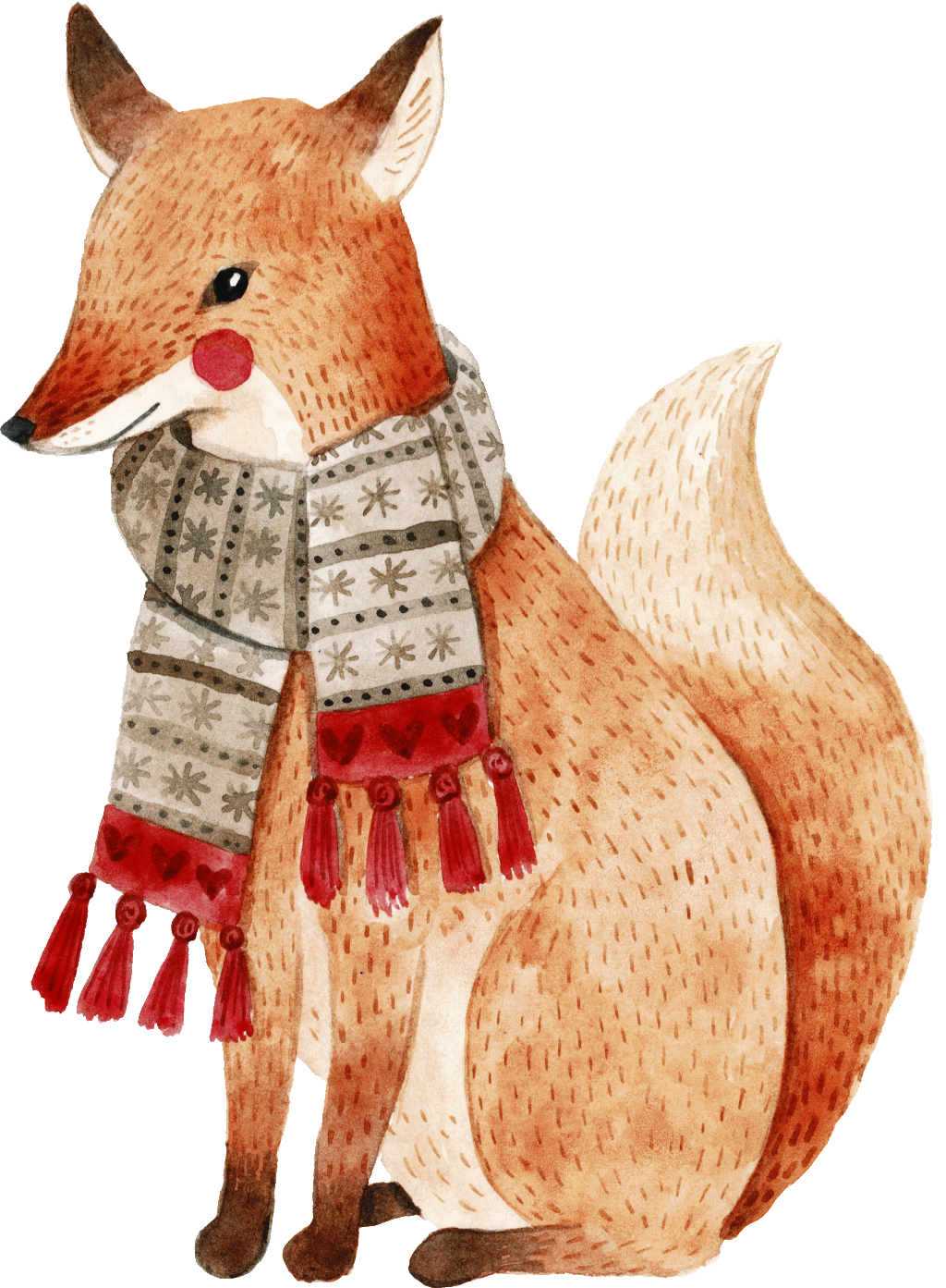 Christmas Animal Transparent PNG Image
