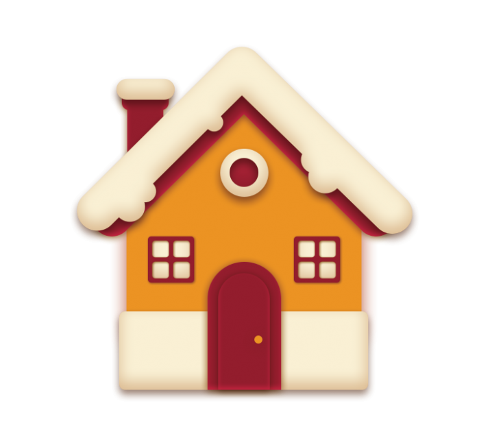 House Christmas File Transparent PNG Image