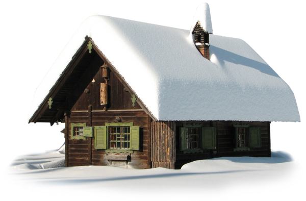 House Christmas Transparent PNG Image