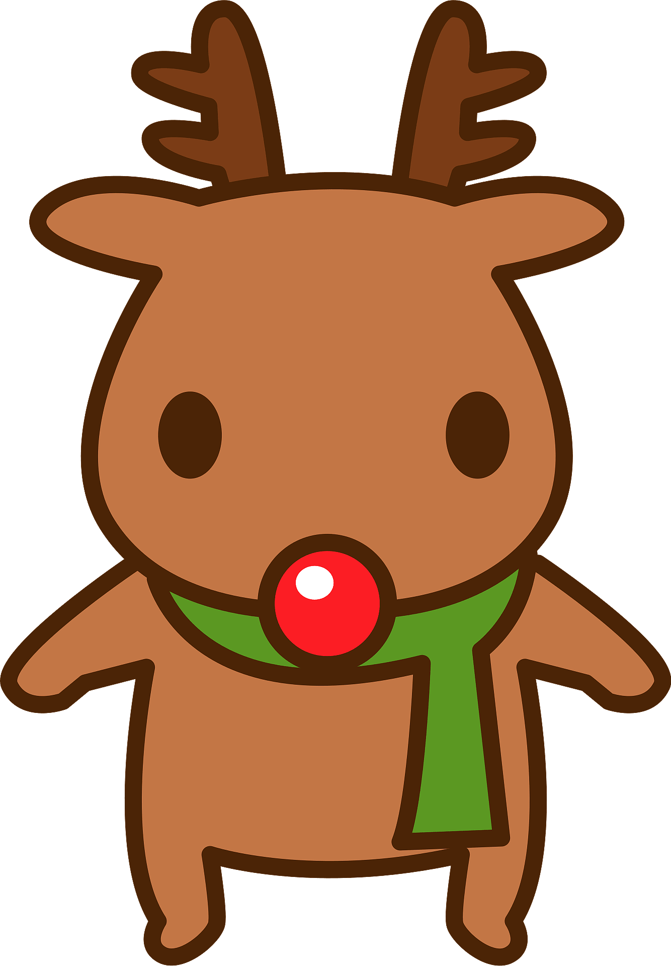Christmas Animal Transparent PNG Image