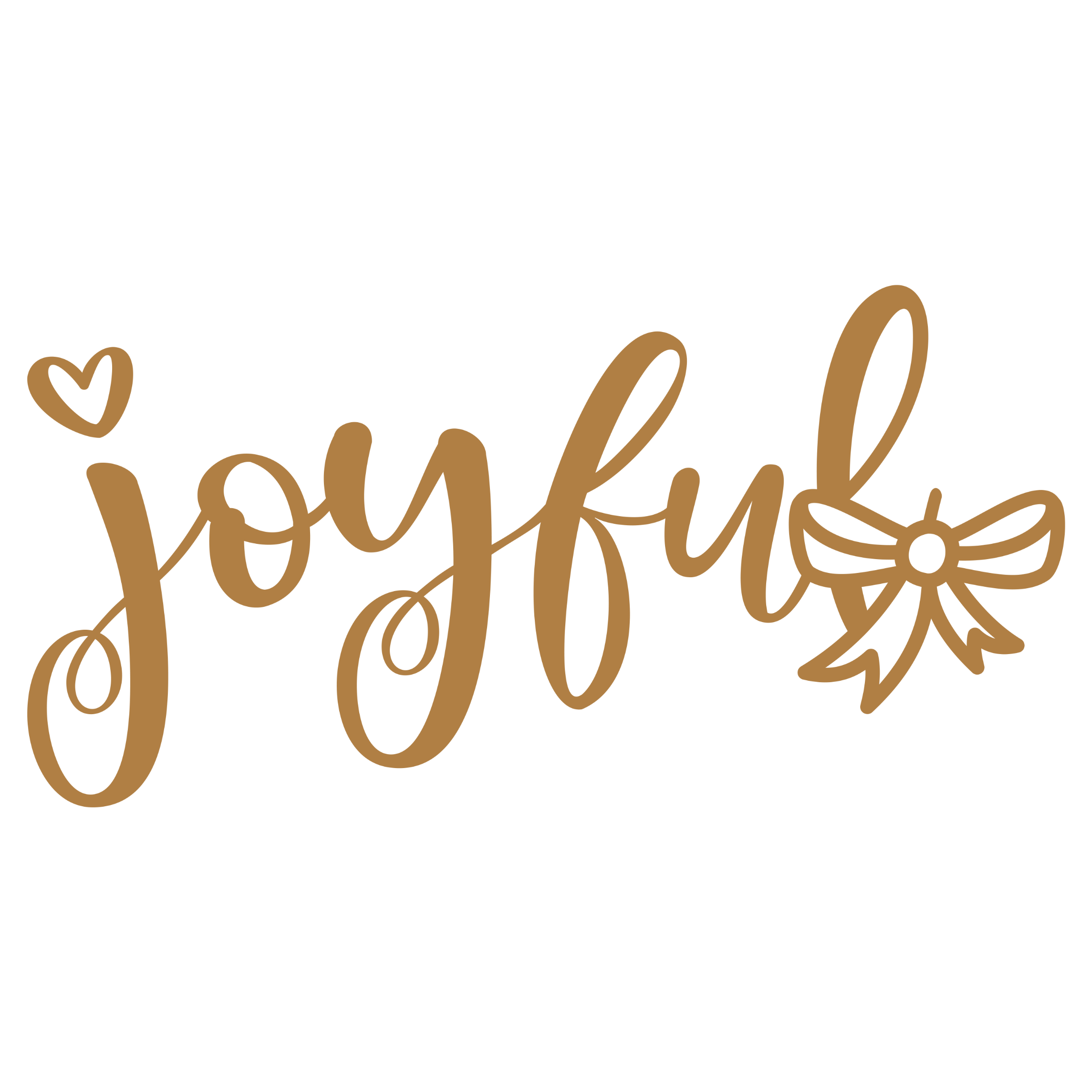 Joy Christmas Transparent PNG Image