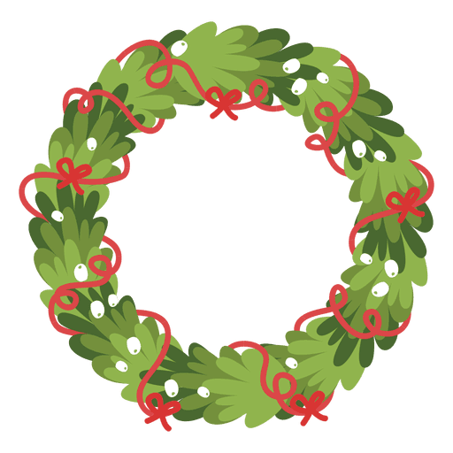 Watercolor Wreath Christmas Transparent PNG Image