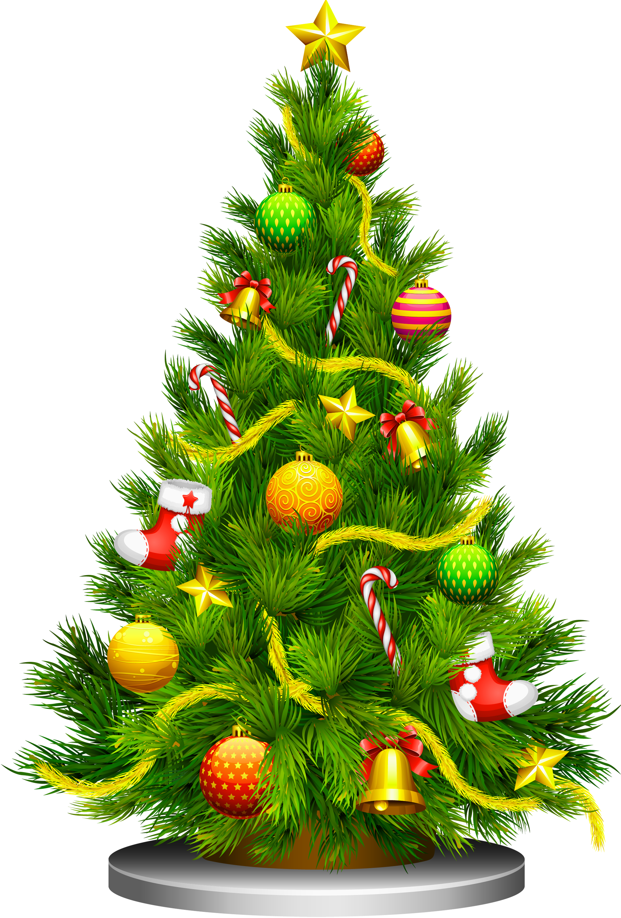 Pic Animated Tree Christmas Transparent PNG Image