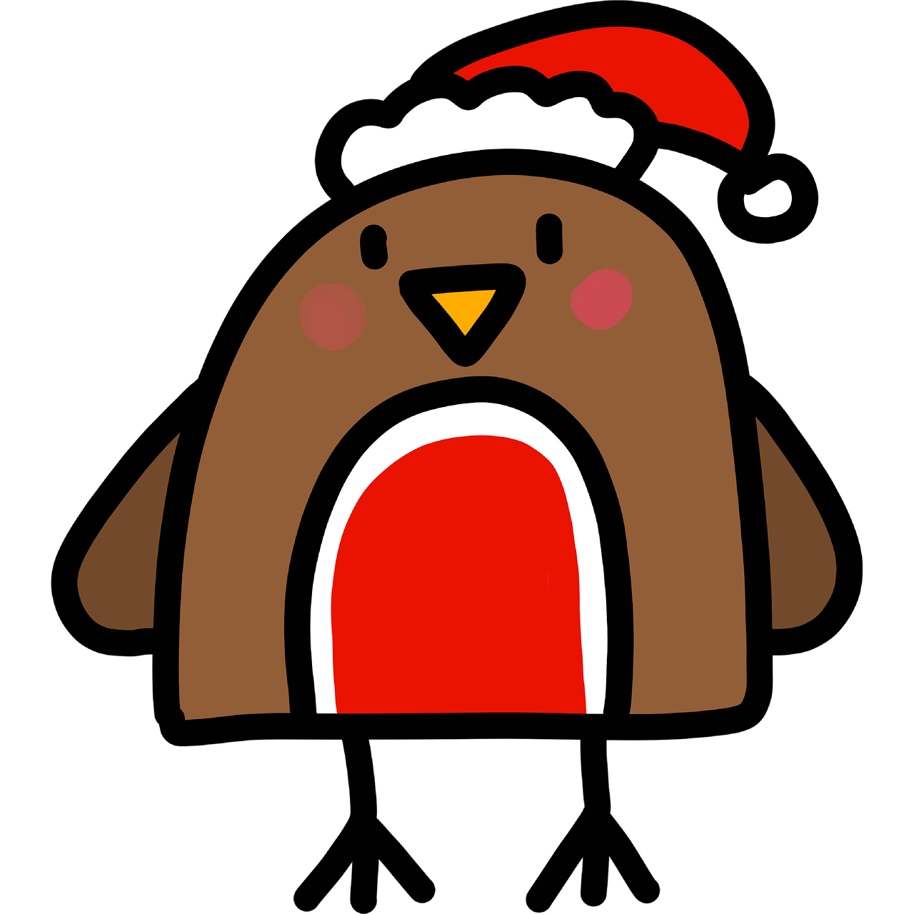 Christmas Bird Transparent PNG Image