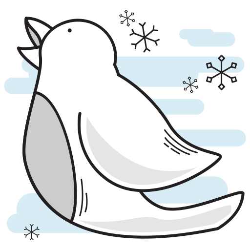 Christmas Bird Transparent PNG Image