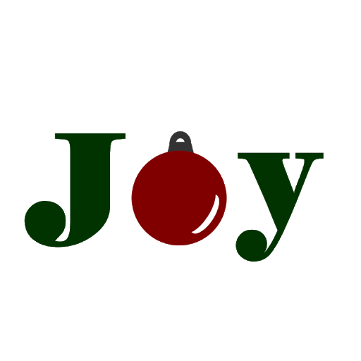 Joy Christmas Transparent PNG Image